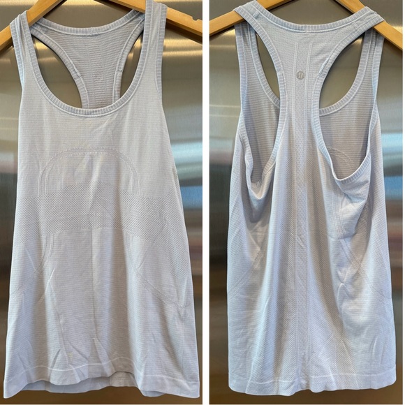 Lululemon Swiftly Tech Racerback Tank Top Caspian Light Blue Lightweight OG - Picture 2 of 16